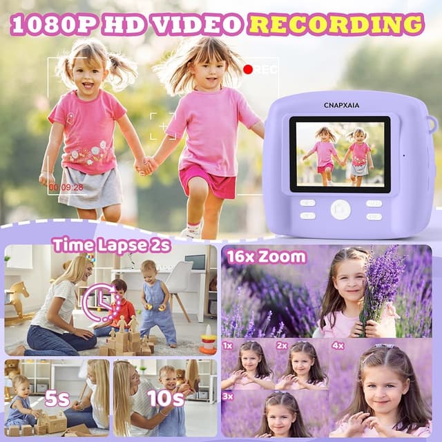 Thumbnail 3 de CNAPXAIA Appareil Photo Enfants 32GB