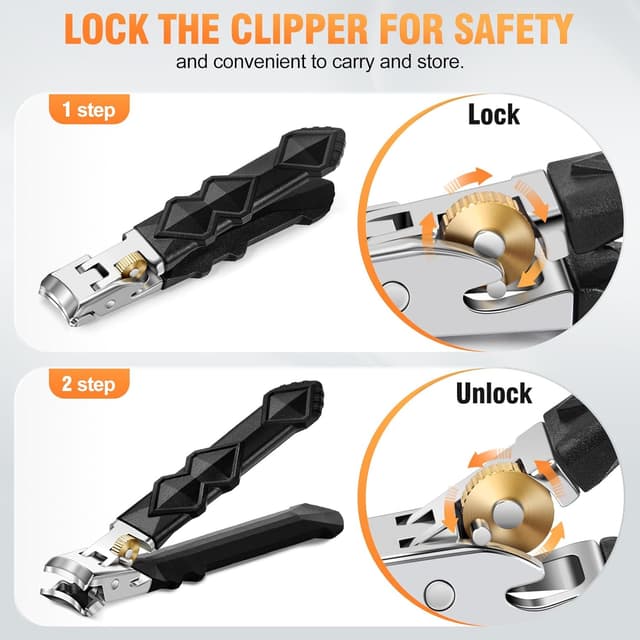 Detalle 2 de Fußnagelknipser für dicke Nägel, 4er-Set