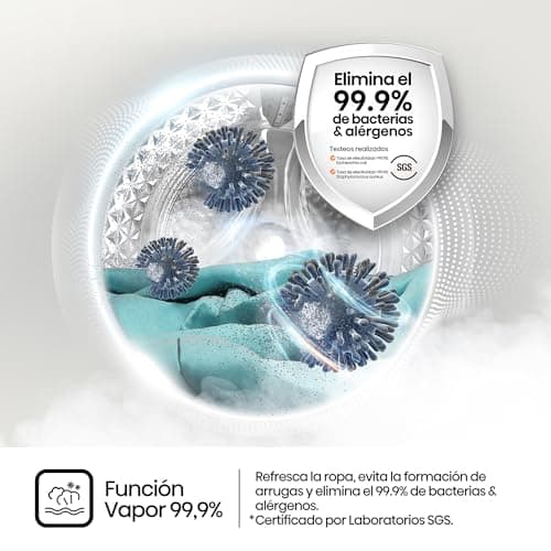 Thumbnail 6 de Hisense WF3S1043BW3: lavadora con vapor, WiFi y función Auto Wash de 10,5 kg