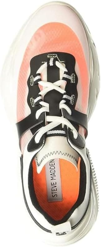 Detalle de Steve Madden ARIS, scarpe zeppa running casual con suola in gomma da 5 cm