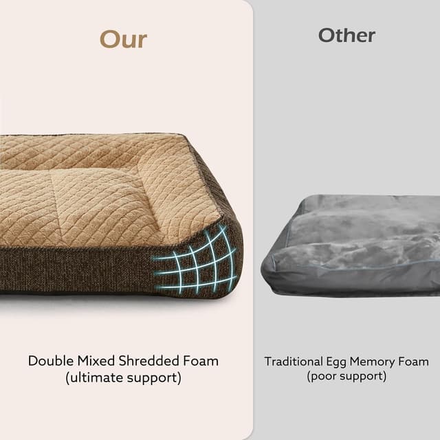 Detalle 2 de JOEJOY XL Orthopedic Dog Bed 107 x 76 x 24 cm