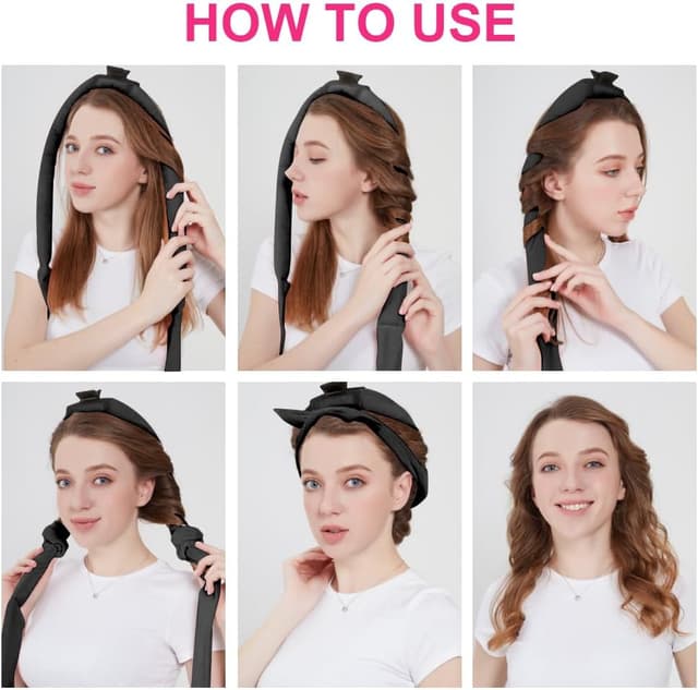 Detalle de LOPHE Bigodino lungo senza calore con pettine a coda e set morbido in velluto (nero)