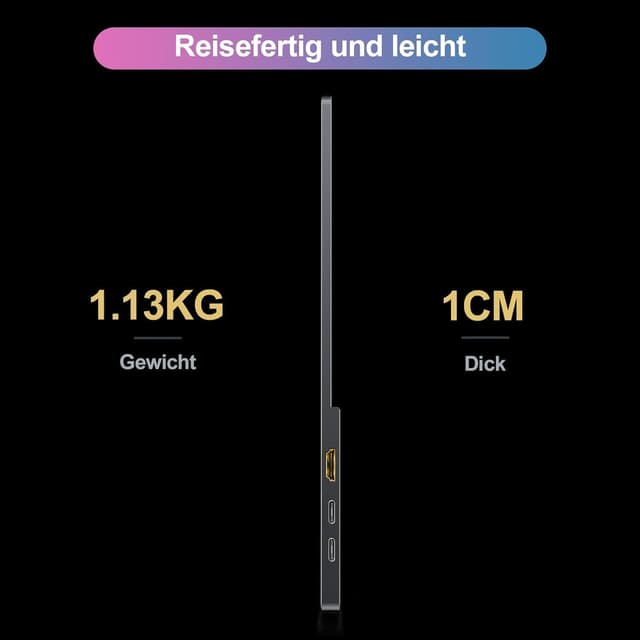 Thumbnail 4 de CUIUIC Portable Gaming Monitor 18,5 Zoll