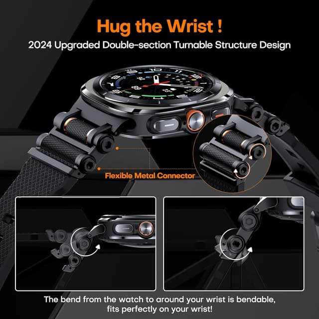 Thumbnail 3 de TAURI Galaxy Watch Ultra 47mm rugged band