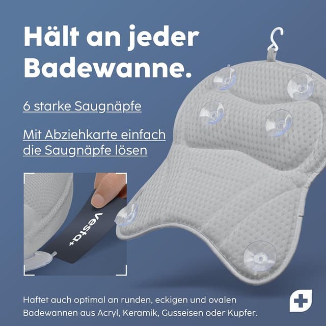 Thumbnail 3 de Vesta+ Badewannenkissen L Nachtblau