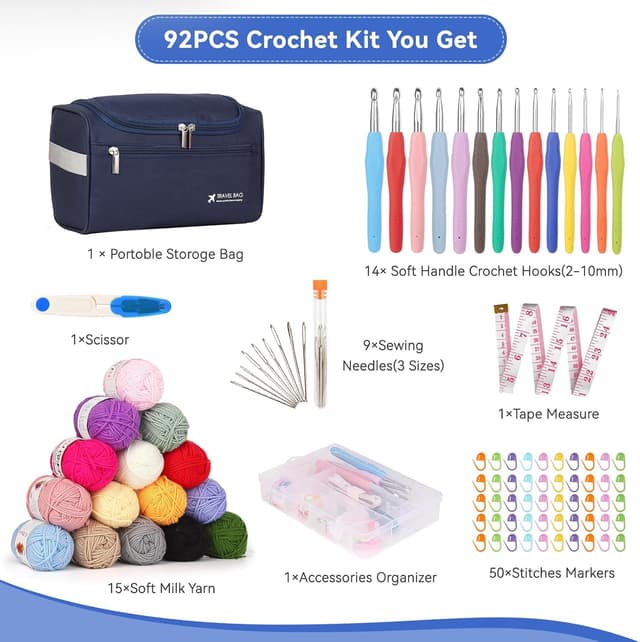 Thumbnail 1 de Reessy Crochet Kit Complete Starter Set