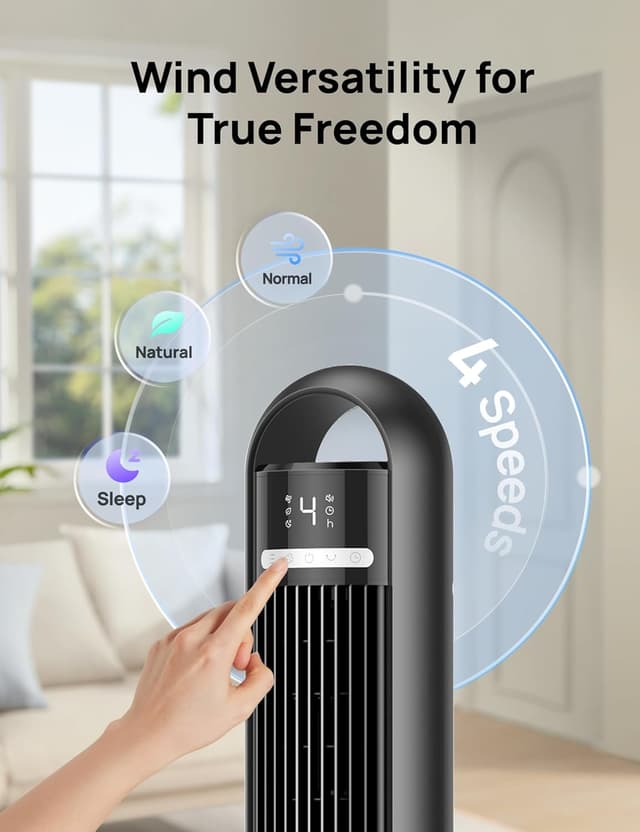 Thumbnail 6 de Dreo 28dB Silent Tower Fan for Bedroom