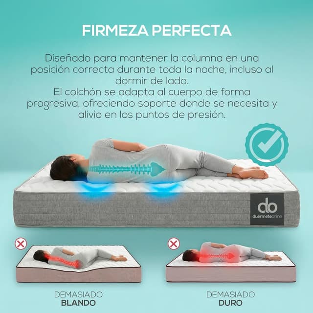 Thumbnail 5 de Duérmete Online Colchón 150x200 Viscoelástico Frida