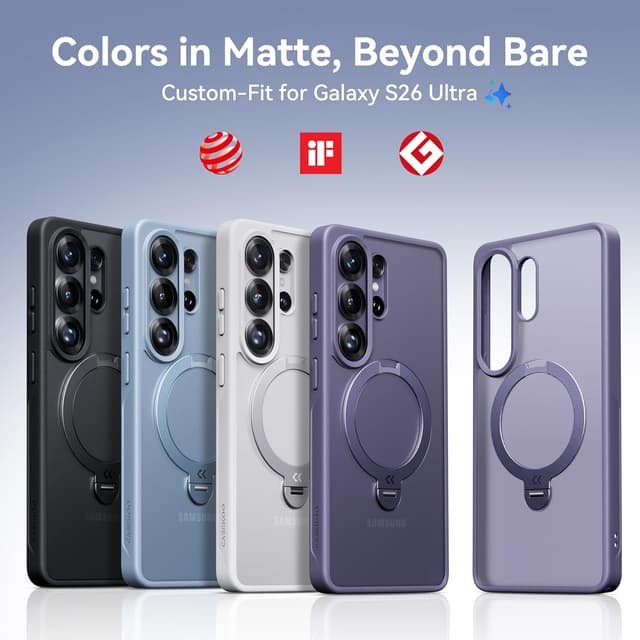 Thumbnail 1 de CASEKOO Cobalt Violet S26 Ultra 18FT Case