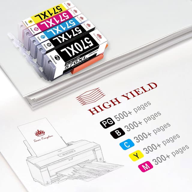 Thumbnail 4 de Toner Kingdom Toner 570XL 571XL Pack für Canon