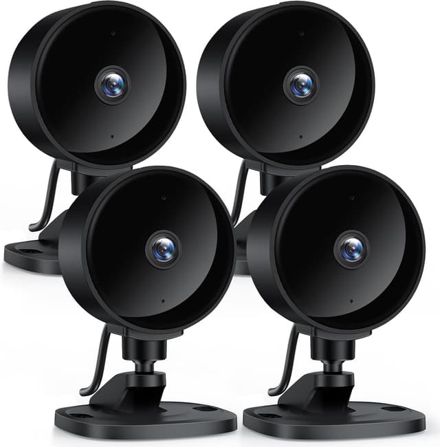 Imagen de Surfola Telecamera Wi‑Fi Interno 1080P FHD con visione notturna, rilevamento AI e audio bidirezionale (4‑pack) en OfertitasTOP