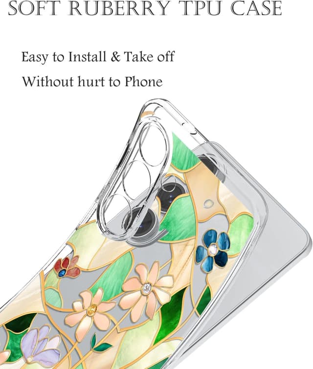 Detalle 2 de Unov Galaxy S25 FE Hülle Klar TPU Schutzhülle