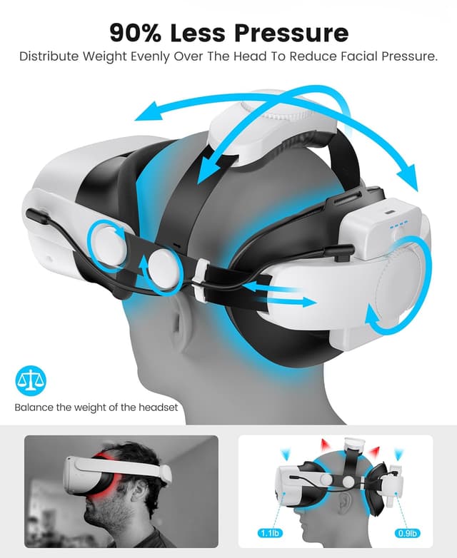 Thumbnail 3 de Robustes Elite Strap Quest 2 7500 mAh