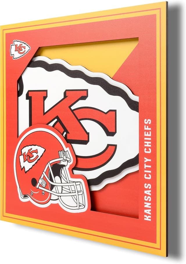Thumbnail 6 de YouTheFan NFL Officially-Licensed 3D Logo Series Wall Art (30.5 cm) — Ready to Hang