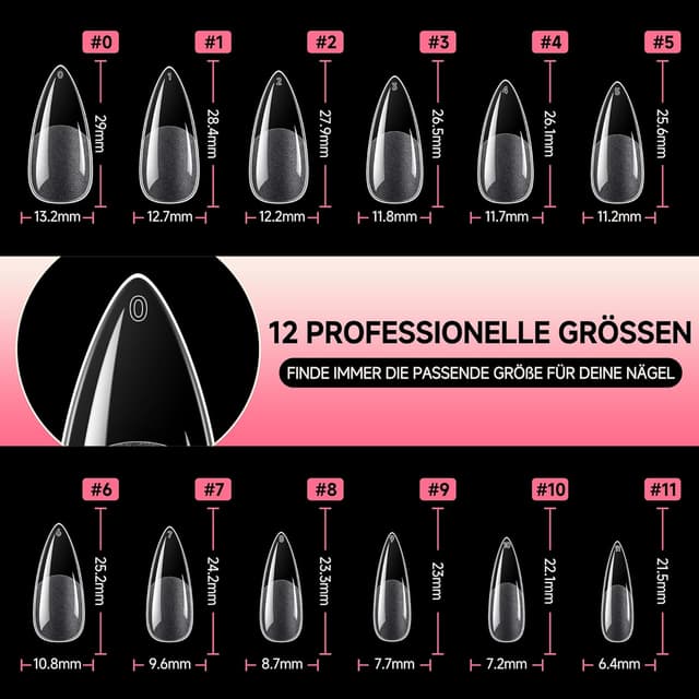 Thumbnail 6 de UNA GELLA Stiletto Nail Tips Set 216 Stück