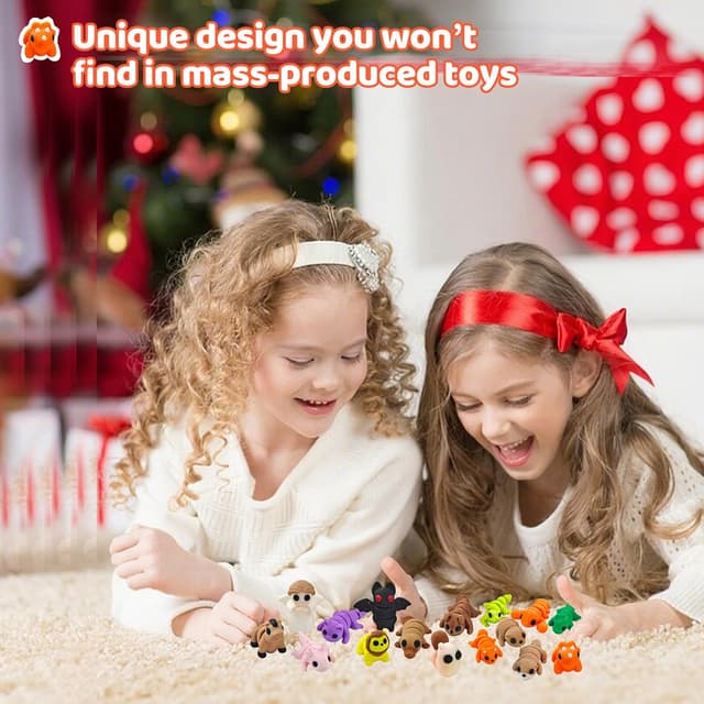 Detalle 2 de 50 pcs Animal Figurines Set, 3D Printed Fidget Toys