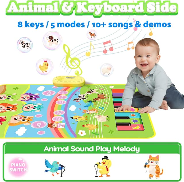 Detalle de MOMUSE 3-in-1 Musical Play Mat 80x60cm