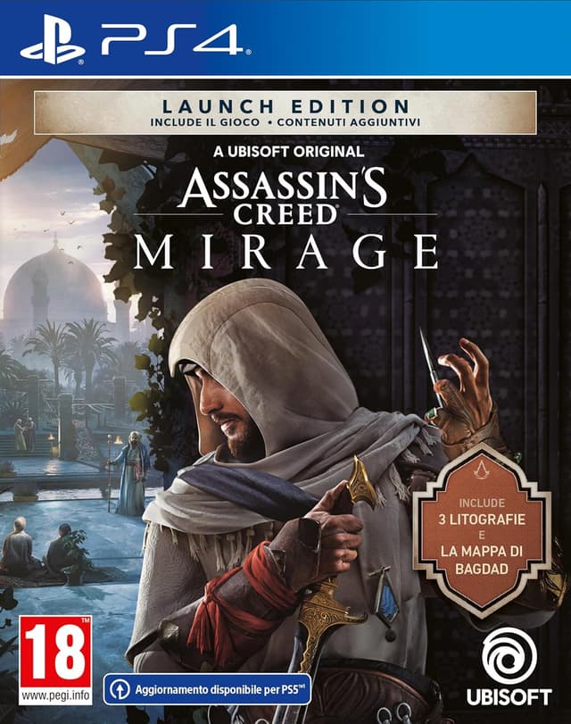 Thumbnail 6 de Assassin’s Creed Mirage Ita PS4: avventura stealth ad Alamut e Bagdad, in italiano