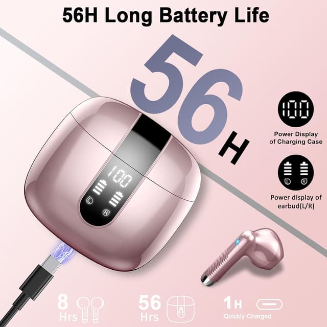 Thumbnail 4 de Wireless Earbuds Bluetooth 5.4, 56H