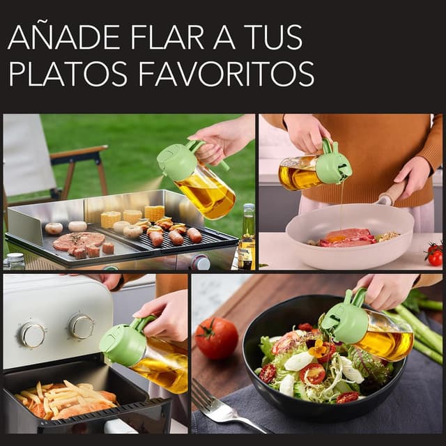 Thumbnail 8 de YARRAMATE Pulverizador de Aceite de Cocina 🌿 17 oz