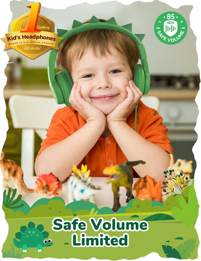 Detalle 2 de Kids safe volume headphones 85dBA HS19S