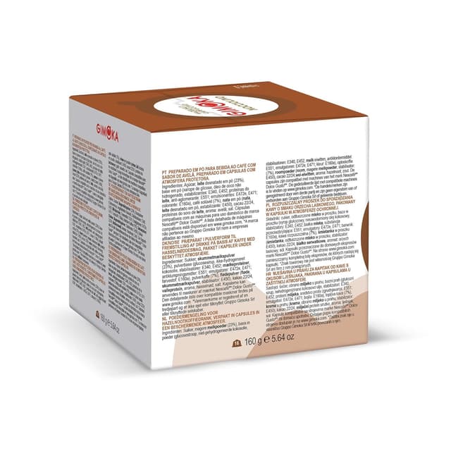 Detalle de Gimoka kompatible Kapseln für Nescafé Dolce Gusto – 48 Kapseln Haselnuss (Made in Italy, 3 Packungen)