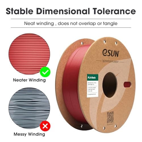 Detalle 2 de eSUN PLA 1,75 mm filamento 4×1 kg per stampa 3D 🎨