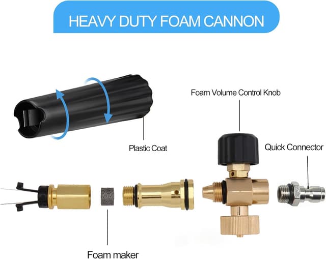 Detalle de Geichan foam cannon lance, 1L quick release