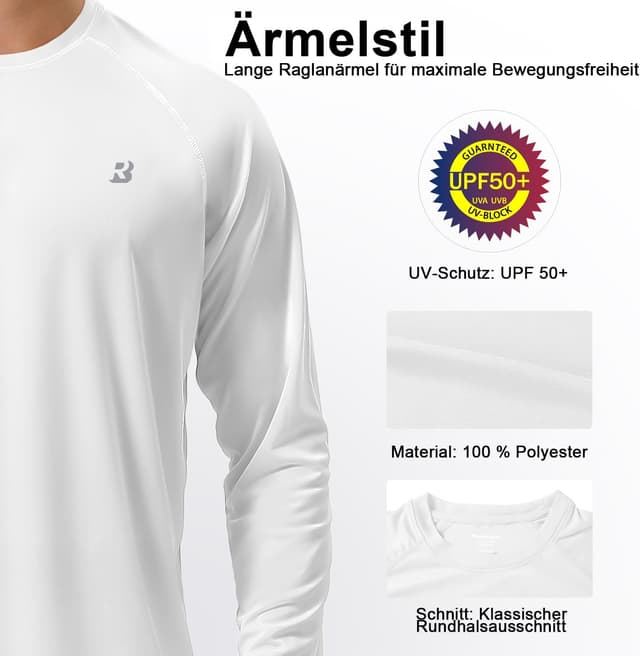 Detalle 2 de UV-Schutz Shirt UPF 50+ für Herren