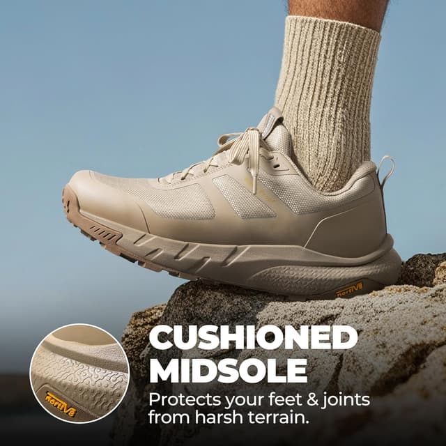 Detalle de NORTIV 8 Scarpe Trekking Impermeabili Uomo impermeabili e leggere con supporto plantare