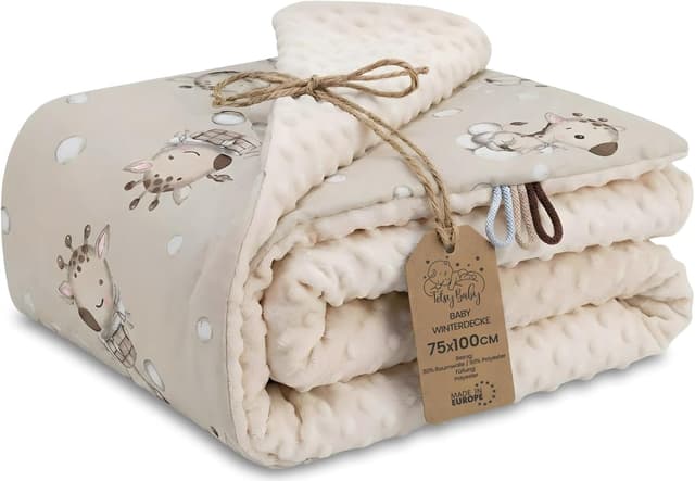 Thumbnail 6 de Couverture bébé 75x100 cm peluche toutes saisons