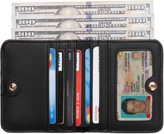 Thumbnail 4 de Toughergun Women’s Slim Leather Wallet with RFID Protection 🧷