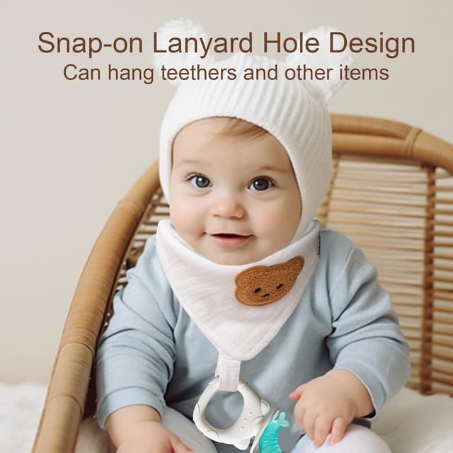 Thumbnail 4 de Hakochia Muslin Cloths 30x30cm 10-Pack