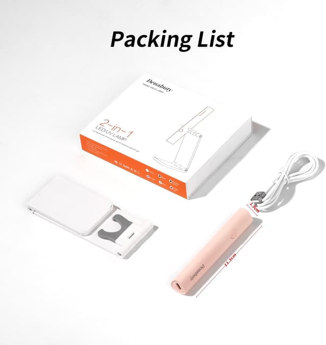 Detalle 2 de Denabuty UV gel nail lamp, mini 8s