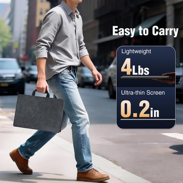 Thumbnail 6 de APILDELLA 15.6 Triple Laptop Screen Extender