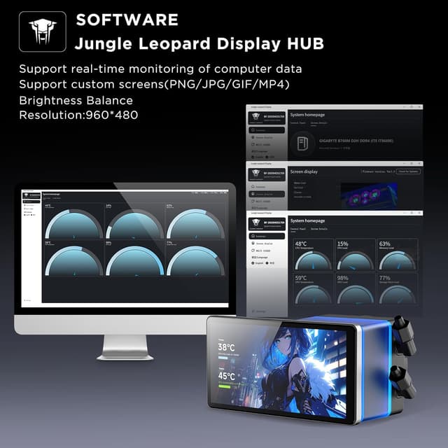 Thumbnail 2 de TZMRIT PF360 Aio Wasserkühlung 360mm 🖥