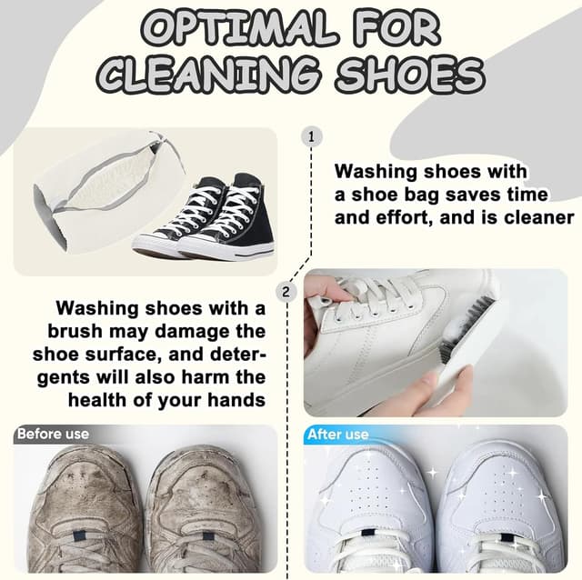 Detalle de YTUGIL Trainer Shoe Wash Bag 32x19cm