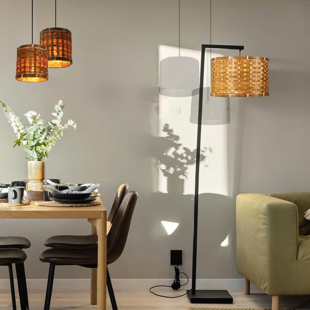 Thumbnail 2 de Bambus Lampenschirm Set 30 cm und 16 cm