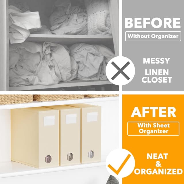 Thumbnail 1 de SpaceAid XL Bed Sheet Organizer 3-Pack