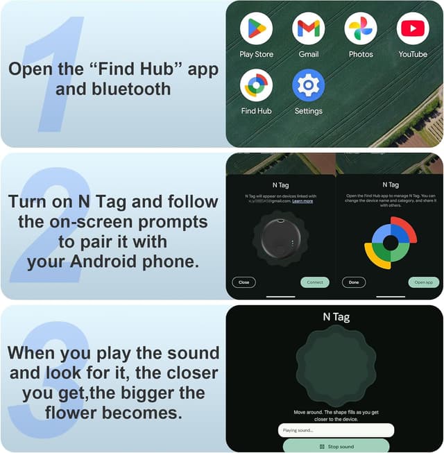 Detalle de Air Smart Tracker Android Smart Tracker Tag 6 g