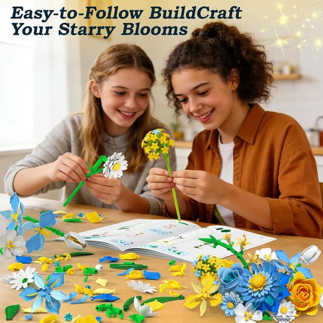 Thumbnail 6 de Flowers Building Sternenblüten Bauset 549 Teile