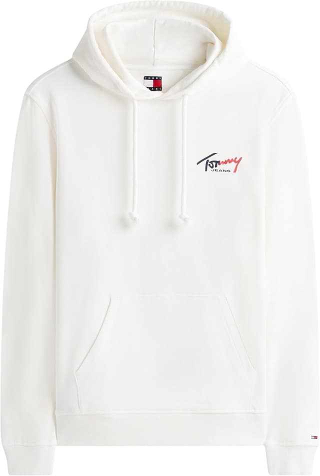 Detalle de Tommy Jeans Tjm Reg Entry Sign Hoodie con cappuccio da uomo (DM0DM22680)