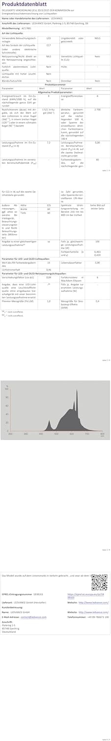 Thumbnail 4 de OSRAM Hocheffiziente LED Lampen 5er Pack