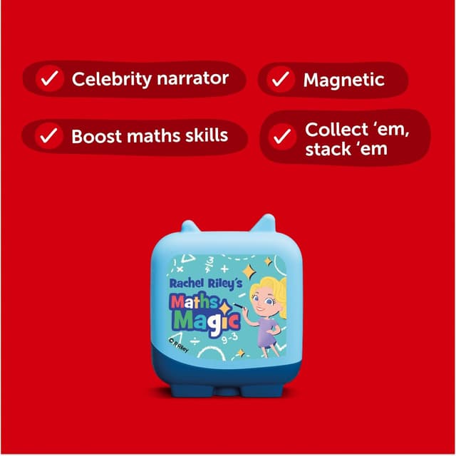 Detalle de tonies Rachel Riley’s Maths Magic Audio Clever Pocket Tonie (35 mins) for toniebox