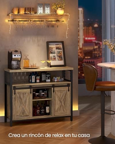 Thumbnail 8 de VASAGLE Aparador de Cocina con Puertas Correderas 🏡