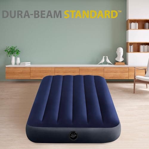 Detalle 2 de Intex Classic Downy Dura-Beam (99x191x25 cm): colchón hinchable individual para camping e interior