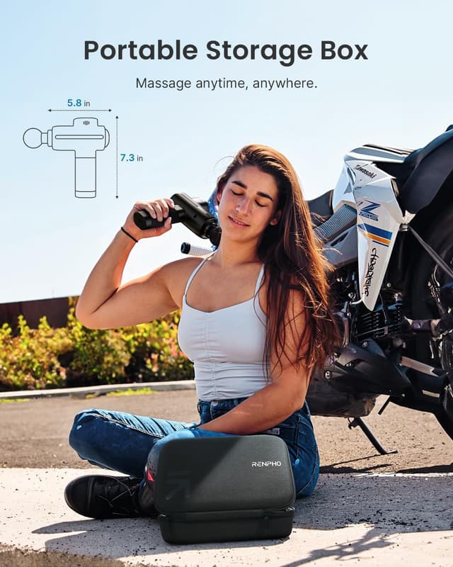 Thumbnail 6 de RENPHO Pistola de Masaje Muscular Calor y Frío 💆