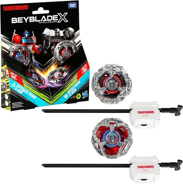 Imagen de Beyblade X Optimus Prime vs Megatron 2 trottole en OfertitasTOP