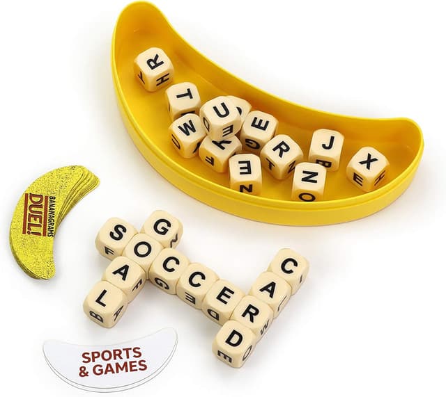Detalle de Bananagrams Duel (Word Game) for 2 Players, Ages 7+