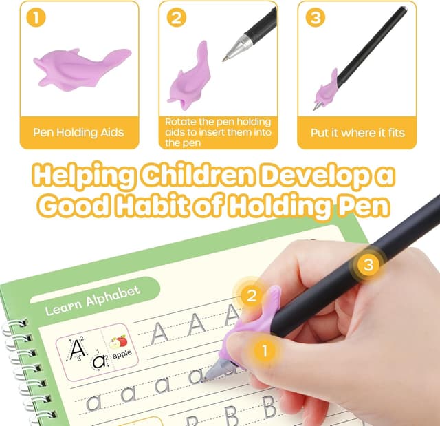Detalle 2 de Magic Grooved Handwriting Practice Books 10.2in